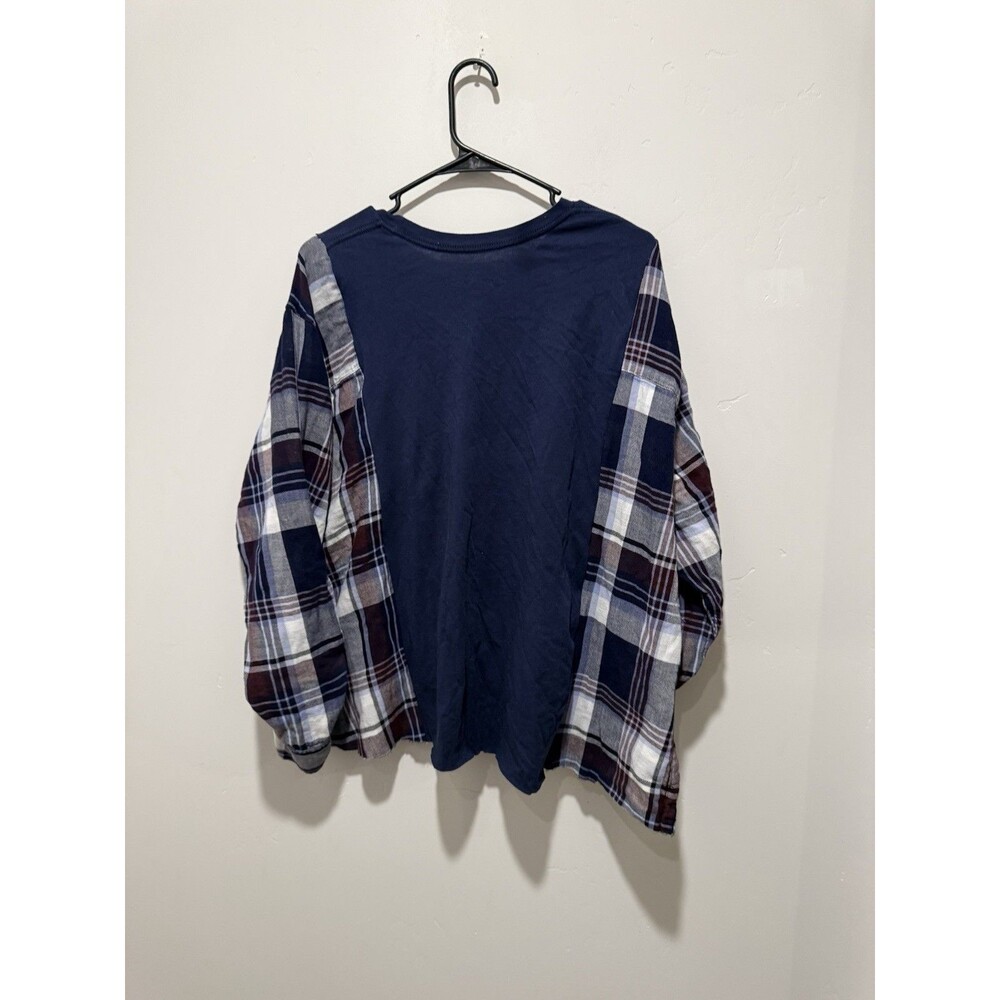 Reworked Upcycle Grunge One of a Kind Oversized The Wolfman  Sweater  Top L/XL - Picture 2 of 4